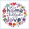 Filled with Love Cross Stitch Kit by Stitching Shed