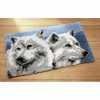 Latch Hook Kit: Rug: 2 Wolves by Vervaco