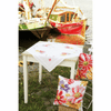Counted Cross Stitch: Tablecloth: Colourful Flowers By Vervcao