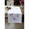 Embroidery Kit: Runner: Pretty Pansies By Vervcao