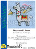 Decorated Llama Cross Stitch Kit by Mouse loft