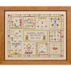 123 Count with Me Birth cross stitch by Historical Sampler Company