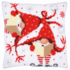 Cross Stitch Kit: Cushion: Christmas Gnomes II By Vervaco