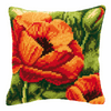 Cross Stitch Kit: Cushion: Poppies 2 By Vervaco