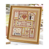 Wedding Patchwork Cross Stitch By Historical Sampler Company