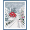 THE ENCHANTRESS WINTER cross stitch kit by OVEN