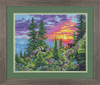 Counted Cross Stitch Kit: Sunset Mountain Trail By Dimensions