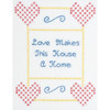 Love Stamped White Sampler  by jack dempsey Love Stamped White Sampler  by jack dempsey