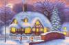 Panna Winter Cottage Counted Cross Stitch Kit