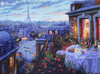 Paris Evening Deja Vu Counted Cross Stitch Kit By Merejka