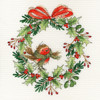 Robin Wreath Cross Stitch By Bothy Threads