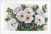 White Flowers Counted Cross Stitch Kit by Merejka