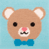 1st Kit: Best Friends: Lovable Bear Cross Stitch Kit By Anchor