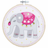 Elephant Embroidery Kit with Ring by Vervaco