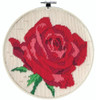 Rose Rouge Long Stitch Kit By Needleart World