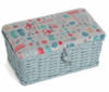 Stitch in Time Woven Basket Sewing Box by Hobby Gift
