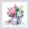 Floral Charm Counted Cross Stitch Kit by Riolis