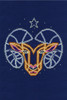 Aries Star Sign Cross Stitch Kit by DMC