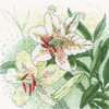 White Lilies Counted Cross Stitch Kit by Riolis