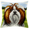 Dog Large Cushion Chunky Cross Stitch Kit by Orchidea