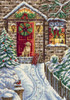 Christmas Eve Door Counted Cross Stitch Kit By Panna