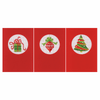 Christmas Greeting Cards Set of 3 Counted Cross Stitch Kit by Vervaco