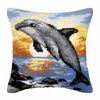 Dolphin Cross Stitch Large Cushion Kit by Orchidea