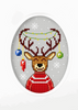 Reindeer Cross Stitch Card Kit By Orchidea