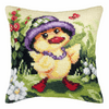 Quackers Large Cushion Cross Stitch Kit By Orchidea