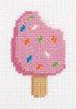 Ice Cream on a Stick Counted Cross Stitch Kit by Klart 