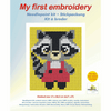 My First Embroidery Kit Racoon By Orchidea