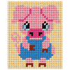Pig My First Embroidery Needle Point Kit By Orchidea