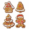 Ginger cakes counted Cross stitch Set of 4 by Orchidea