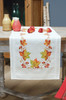 Autumn Leaves Runner Embroidery Kit by Vervaco