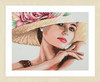 Lady with Hat Diamond Painting Kit by Lanarte