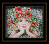 Girl with Flowers Diamond Painting Kit by Lanarte