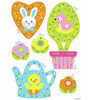 Set of 2 Easter Hanging Decorations Embroidery Card Kit by Vervaco