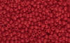 Opaque Seed Beads Red 27g by Gutermann