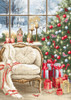 Christmas Interior Design Counted Cross Stitch Kit By Luca S