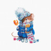 Christmas Mouse Counted Cross Stitch Kit By Luca S