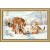 Close Knit Family Cross Stitch Kit by Golden Fleece