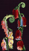 Foxglove Motif from Nouvelles Variations Cross Stitch Kit by DMC