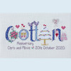 Cotton Anniversary Cross Stitch Chart only by Nia