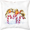 Three Robins Pillow Counted Cross Stitch Kit By Luca S