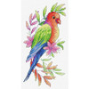 Parrot Cross Stitch Kit On Water Soluble Canvas by MP Studia