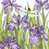 Iris Garden Cross Stitch Kit by Bothy Threads