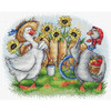 Two Cheerful Geese Cross Stitch Kit By MP Studia