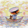 On The Waves Cross Stitch Kit By MP Studia