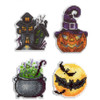 Funny Spookiness Magnet Cross Stitch Kit On Plastic Canvas By MP Studia