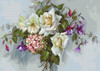 Bouquet with Roses Counted Cross Stitch Kit By Luca-S
